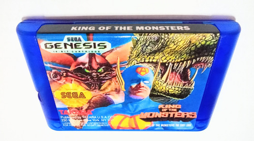 Cartucho Juego King Of The Monsters Sega Genesis 16 Bits