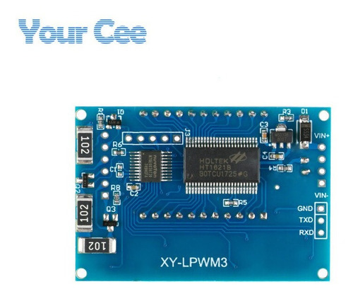 Módulo Lcd 3 Canales 1hz- 150khz Pwm Oscilador Onda Cuadrada