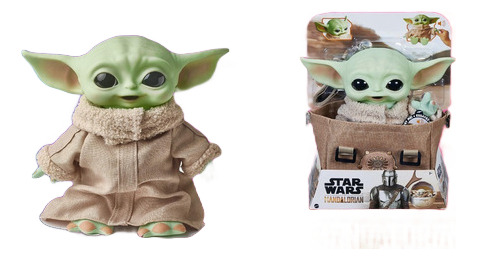 Star Wars The Child Grogu Baby Yoda C/sonidos Y Morral (Usado)