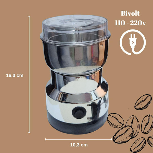 Kit De Molinillo De Café Premium De Acero Inoxidable For