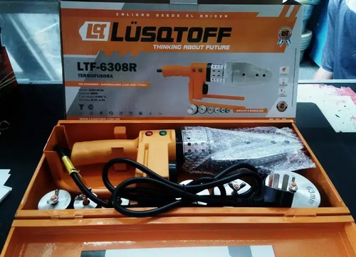 Termofusora Lusqtoff 800w + Maletin + 6 Boquillas Para Sistemas Aquasystem Y Sigas Termofusionadora