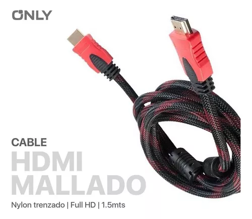 Cable Hdmi Enmallado 5 Metros Full Hd 1080p