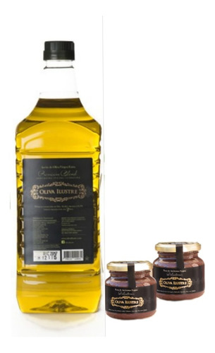 Oliva Ilustre Lleva 2lt Aceite Oliva +2 Pasta Aceituna Negra