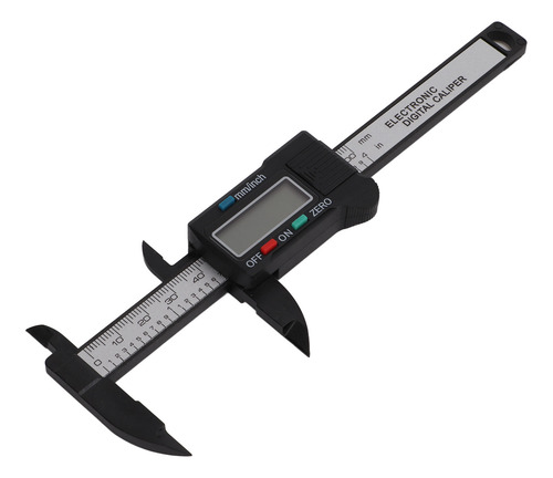 Calibre Digital Mini Led De 100 Mm De Plástico Leve