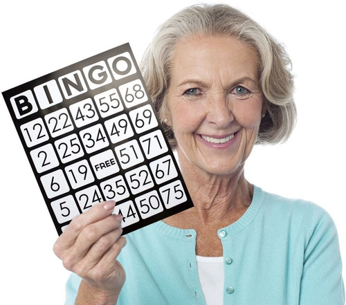 Ez Lectores 8.5  X 11  Tarjetas De Bingo Con Numeros De Jum