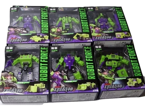 Transformers Constructicons 6 Para Formar Devastator G1