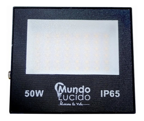Reflector Led 50w Ultradelgado Exterior Alta Potencia Ip66