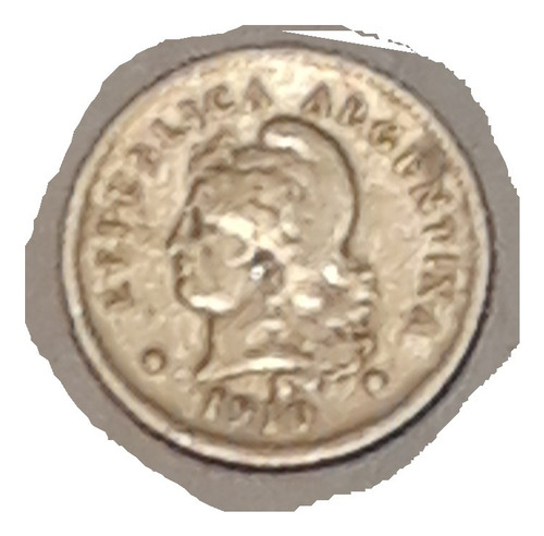 Argentina Moneda Nacional 10 Centavos Año 1910 Niquel Mbc