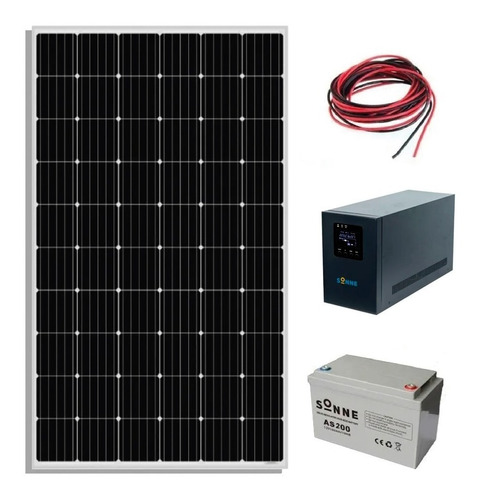 Kit Solar Fotovoltaico 500w Paneles Regulador Inversor