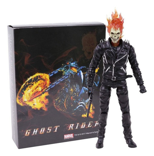 Figura De Acción De Pvc De Johnny Blaze De Ghost Rider, Mode