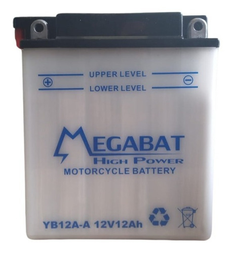 Bateria De Moto Megabat Yb12a-a