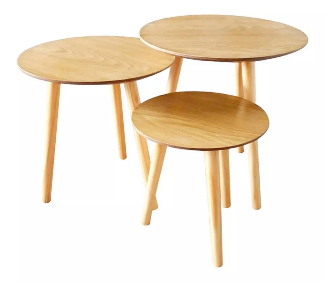 Tercera imagen para búsqueda de mesa lateral madera