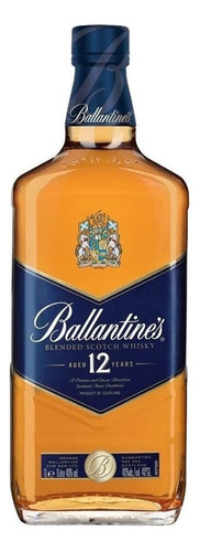 Whisky Escocês Ballantine's 12 anos Blended 1 L