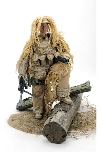 Figura De Acción 1/6 De Las Fuerzas Especiales Desert Sniper