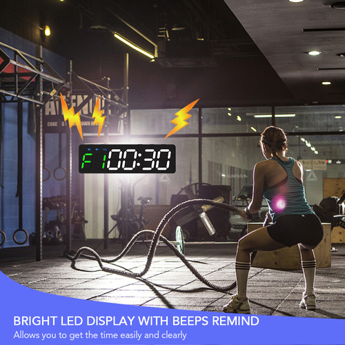 Mini Gym Timer: Cronômetro Magnético Recarregável Para Casa