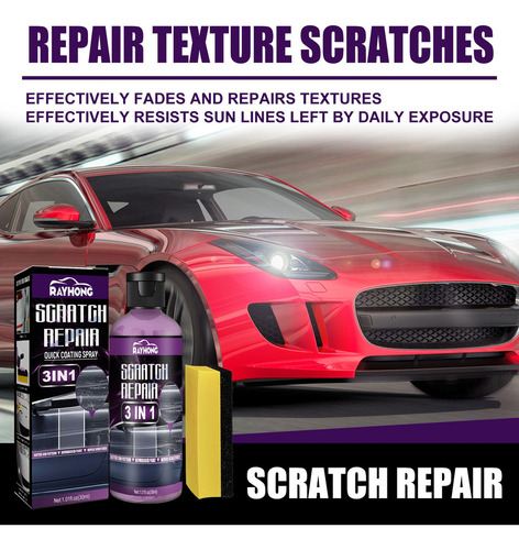 Pintura De Reparación De Automóviles Raya Las Manchas