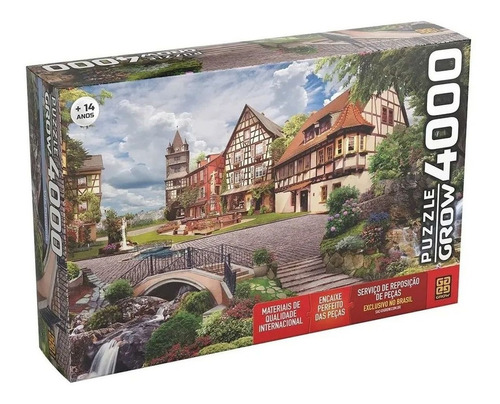 Puzzle 4000 Peças Vila Europeia Grow