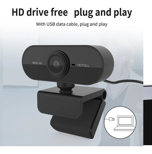 Webcam Full Hd, C/ Microfone 1920x1080 Entrega Imediata- Nfe