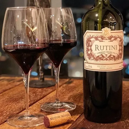 Vino Tinto Rutini Cabernet Malbec Botella 750ml Pack X 6u