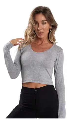 Remera manga larga mujer new arrivals