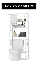 Comprar Pack2 Estante Para Baño 3 Niveles Y Colgador Toalla Blanco