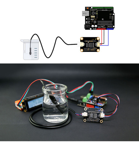 Sensor De Conductividad Del Agua Analog Tds 2 Sistemas De Co