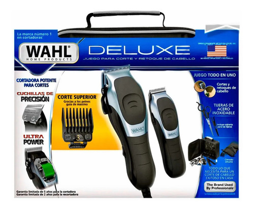 Maquina Para Cortar Cabello Wahl Kit 22 Piezas Deluxe Oferta