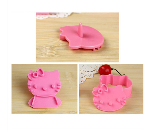 Set Cortadores Plástico De Galletas Kitty