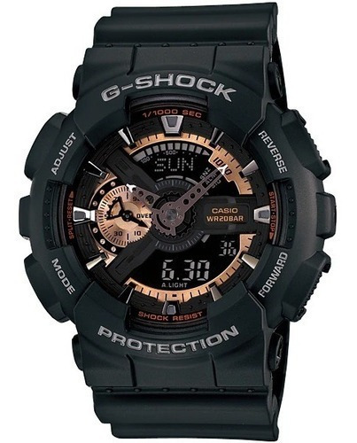 Reloj Casio G-shock Ga-110rg-1a Wr Luz Crono Alarma