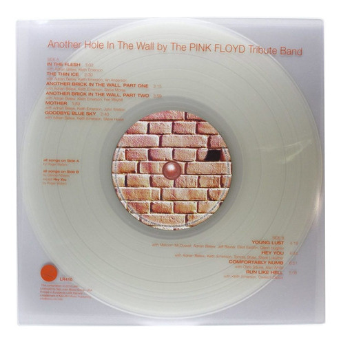 Pink Floyd Tribute Band  Another Hole In The Wall Lp V Musi