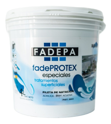 Pintura Para Piscinas Premium Fadepa Color: Arena 4lt