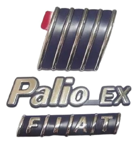 Kit Emblemas Palio Ex + Mala Fiat + Capo 98 99 00