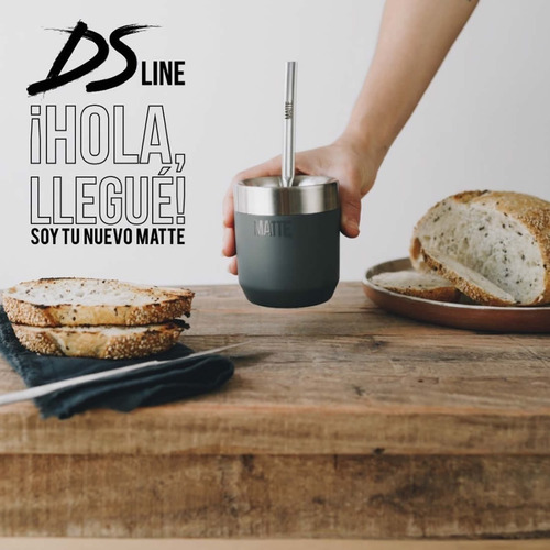 Imagen 7 de 8 de Mate Ds Line De Acero Inoxidable Termico + Bombilla Matte