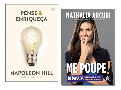 Livro Pense E Enriqueça - Hill + Me Poupe - Envio Rápido