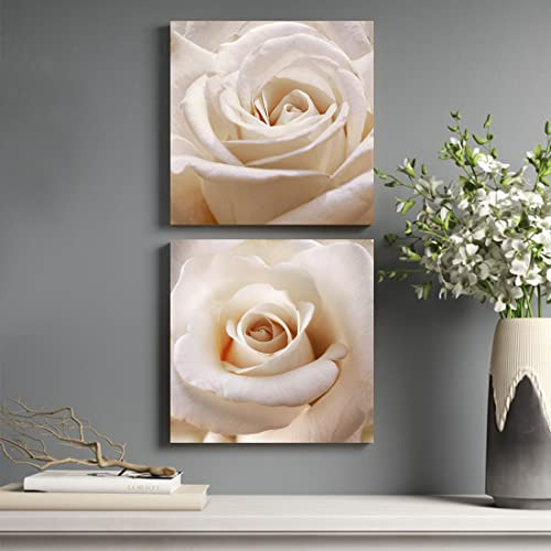 Gardenia Art Lienzo De Primer Plano De Rosas Rosadas, Arte D