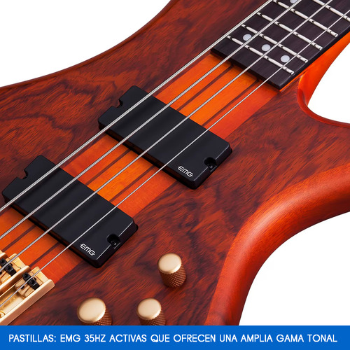 Bajo Eléctrico Schecter Stiletto Studio 4 Activo Emg