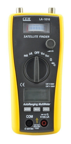 Multimetro/detector Satelital Profesional Lcd 600v L, Karlen
