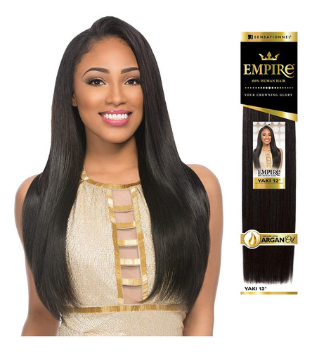 Empire Yaki (8 Pulgadas, 1) - Sensationnel 100% Cabello Huma