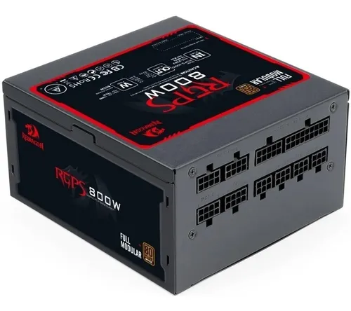Fuente Redragon 800w Gc-ps011 Full Modular 80 Plus Bronce