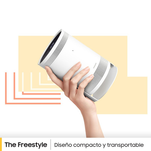 Proyector Portátil The Freestyle Samsung Sp-lsp3blaxzb Fhd Color Blanco