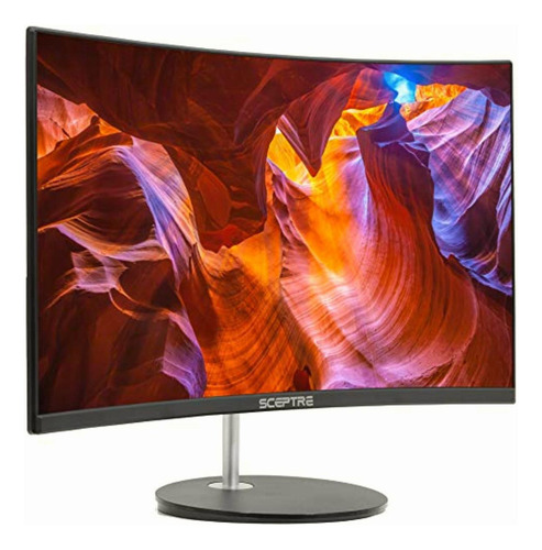 Sceptre Monitor Led 24 Curvado 75hz Para Juegos, Full Hd