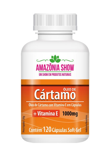 Oleo De Cartamo 120 Capsulas De 1000mg!