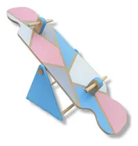 Comprar Sube Y Baja Madera - Juego De Plaza - Montessori Pikler Color Arcoiris Pasteles