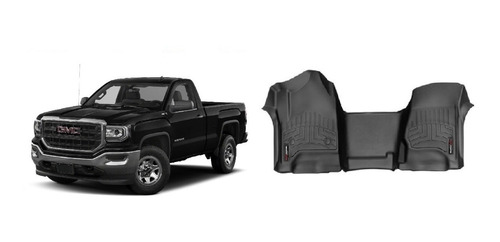 Pisos Weathertech Corridos Para Gmc Sierra 2016/2019 2 Ptas