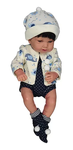 Boneca Bebê Reborn Anny Doll Baby Menina - Cotiplás