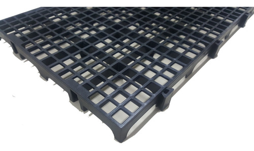 10pc Palete Estrado Plástico Preto 2,5x25x50 Cm De Qualidade