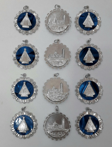 20pçs Pingente Medalha N.s.aparecida 