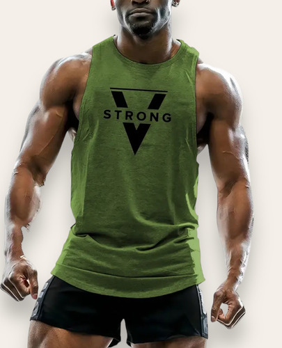 Musculosa Hombre Ideal Para Gimnasio