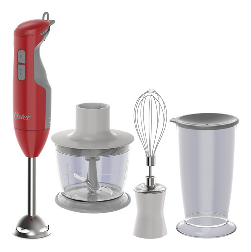 Mixer Turbo Oster Delight 2615 Vermelho 127v 3 Em 1