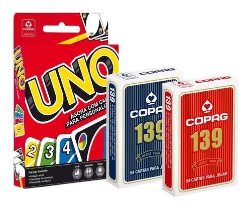 3x Jogo de Cartas UNO, COPAG